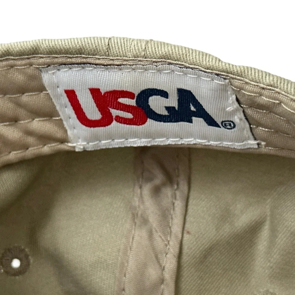 US Open Merion Golf Club 2013 Adult Hat Beige Adjustable USGA Member‎ Cotton Cap